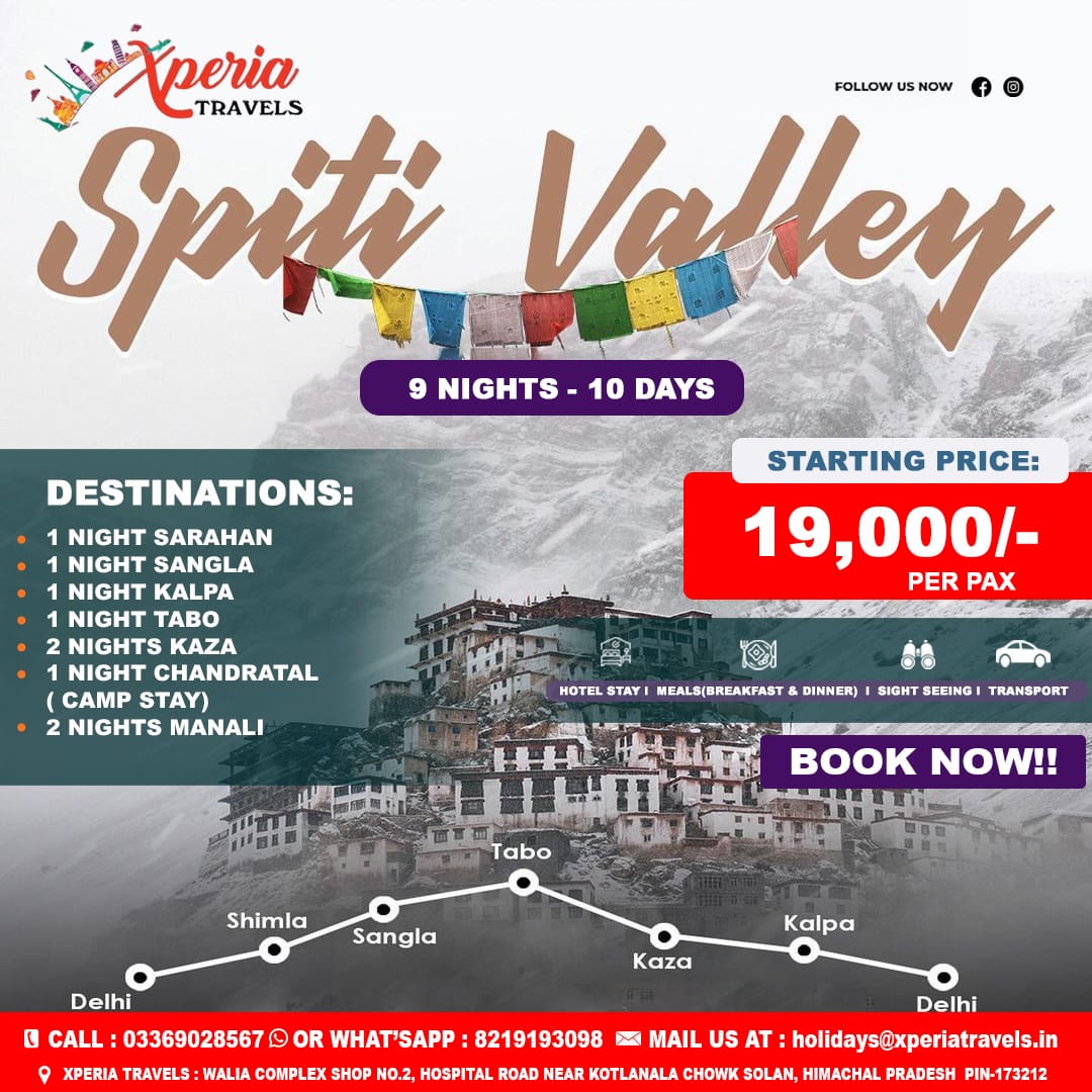 Spiti Full Circuit Kinnaur Spiti Manali
