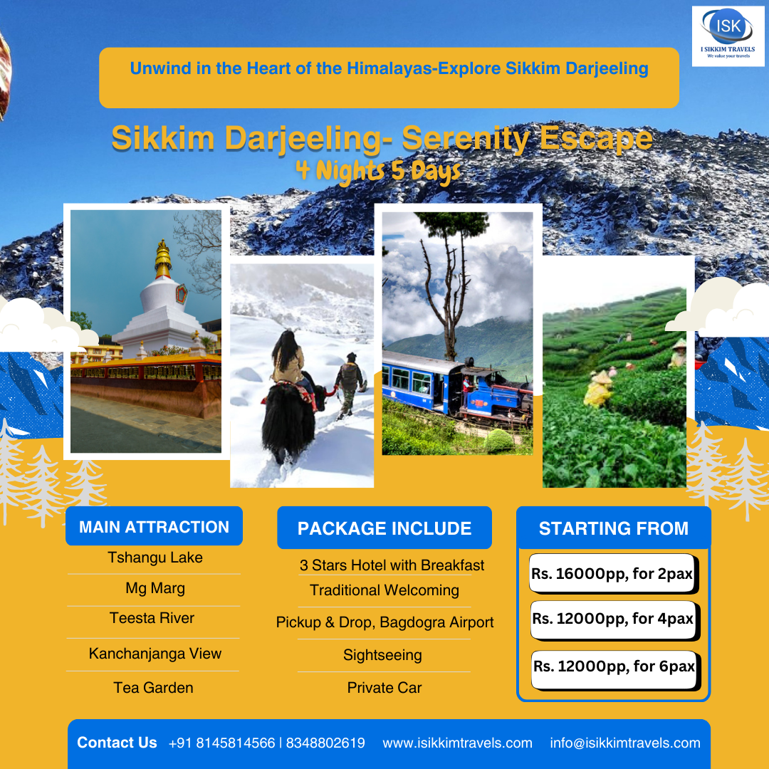 Gangtok Darjeeling 4nights 5days
