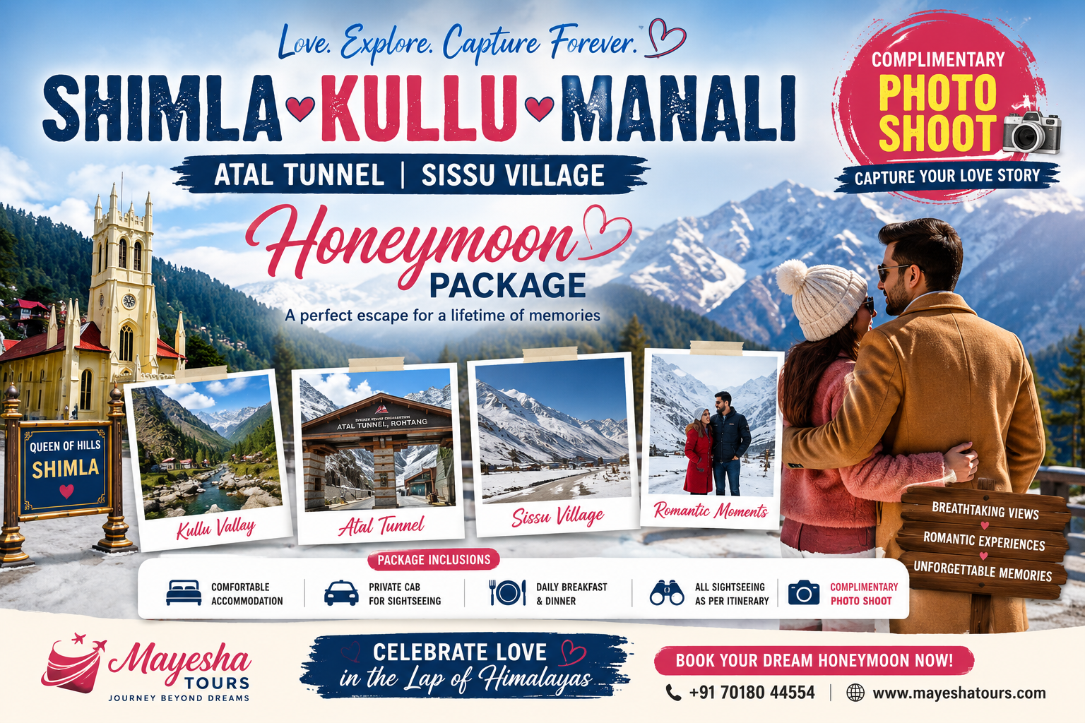 Shimla Manali Honeymoon Package