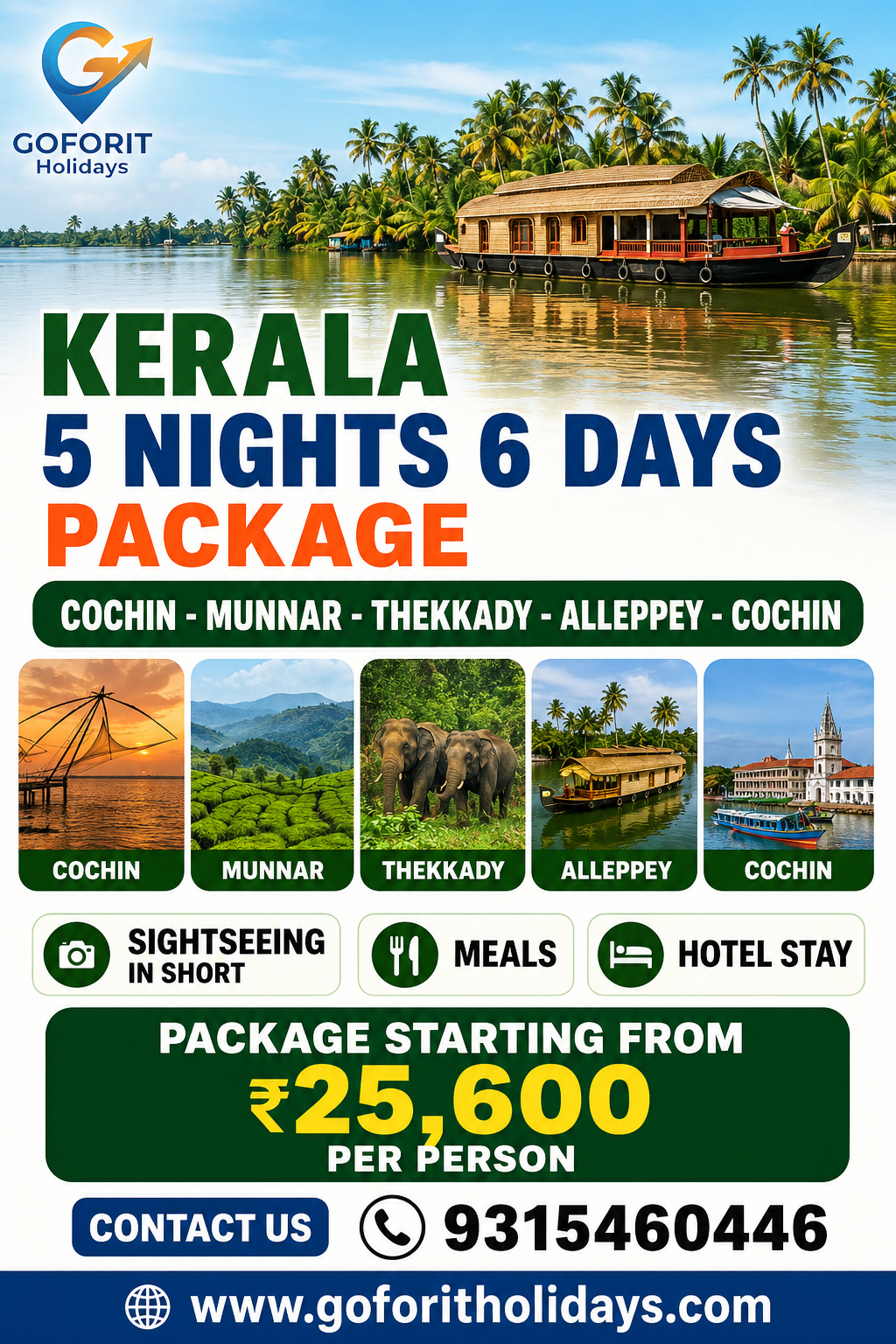 KERALA 5 NIGHTS 6 DAYS