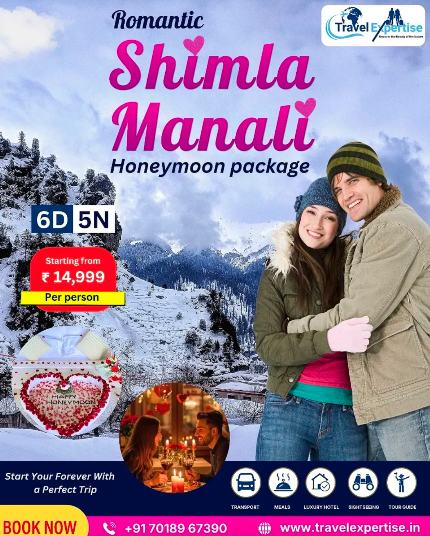Shimla- Manali Honeymoon Tour Package